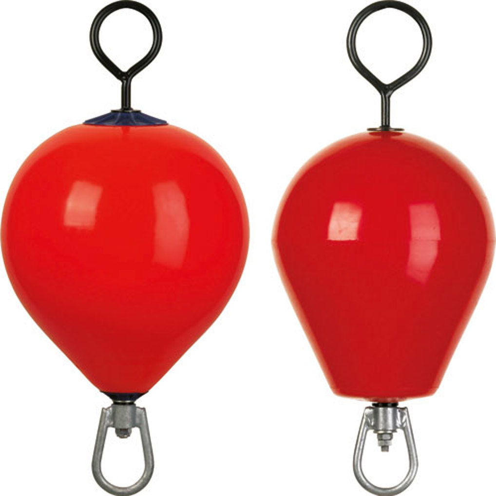 Ringboje aus rotem PVC