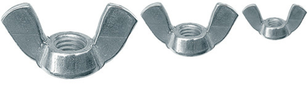 Niroflügelmutter DIN 315