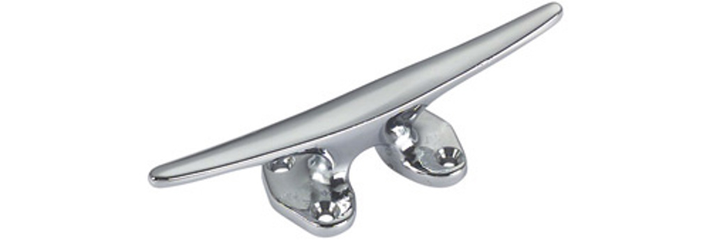 Belegklampe Messing verchromt