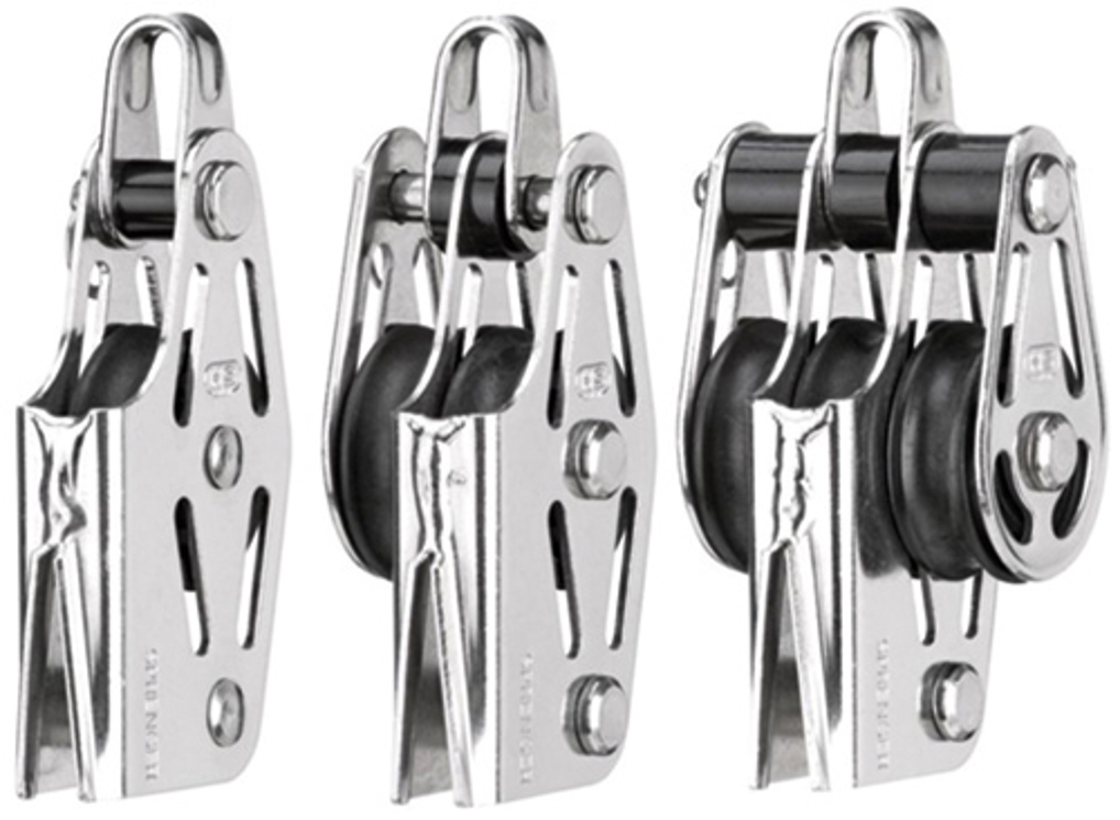 Edelstahl Block mit V-Klemme