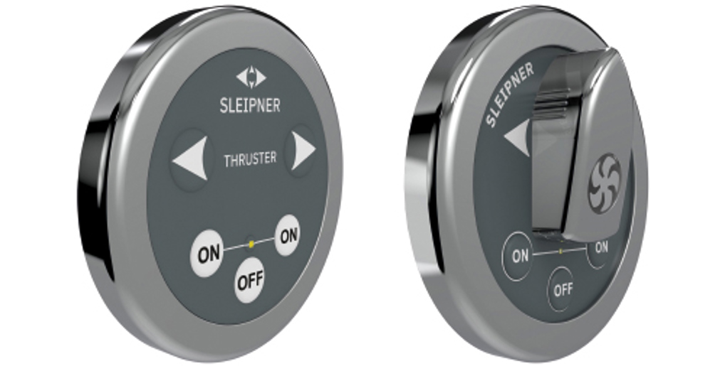 Bedienelement Chrom Rund